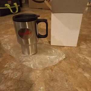 Saratoga race course travel mug